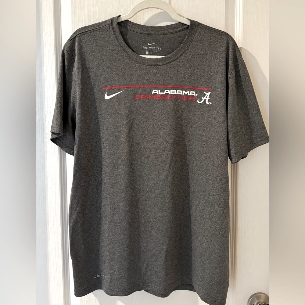 Men's Nike Grey Alabama Crimson Tide Icon Word T-Shirt